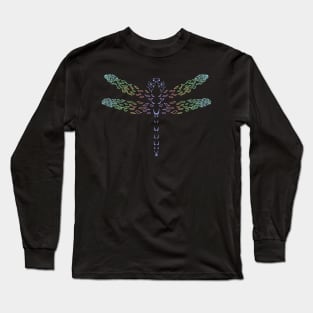 Rainbow Dragonfly Long Sleeve T-Shirt